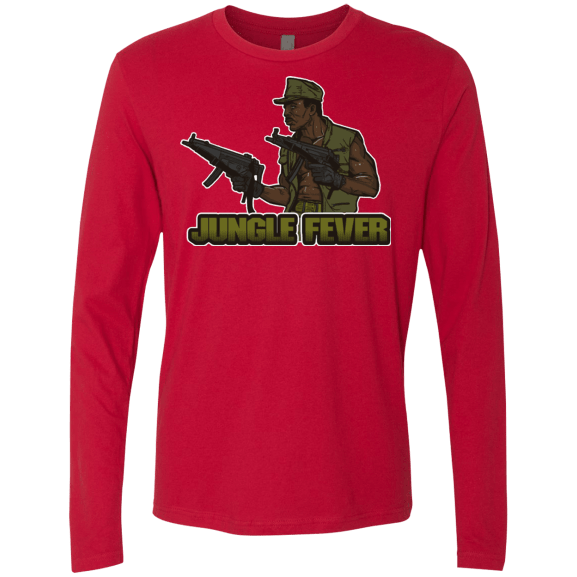 T-Shirts Red / Small Jungle Fever Men's Premium Long Sleeve