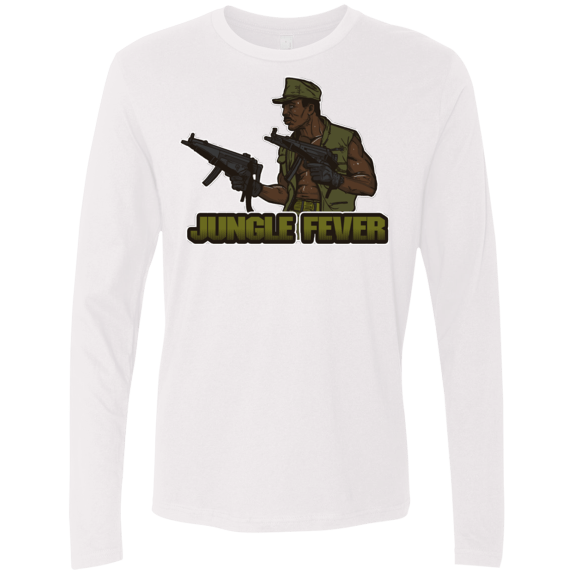 T-Shirts White / Small Jungle Fever Men's Premium Long Sleeve