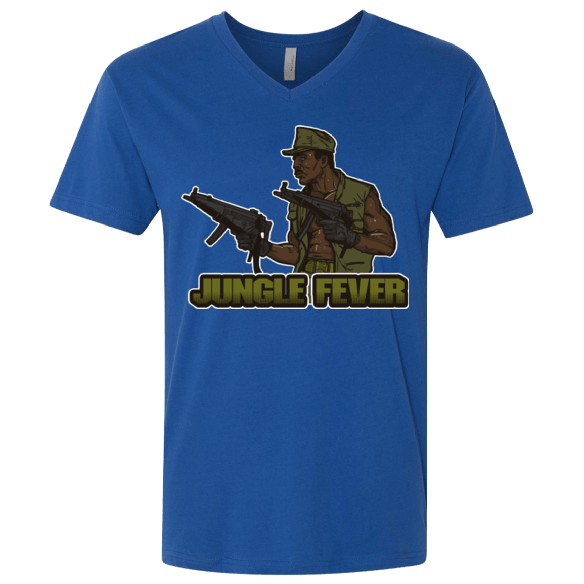 T-Shirts Royal / X-Small Jungle Fever Men's Premium V-Neck