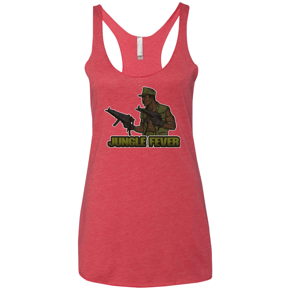T-Shirts Vintage Red / X-Small Jungle Fever Women's Triblend Racerback Tank