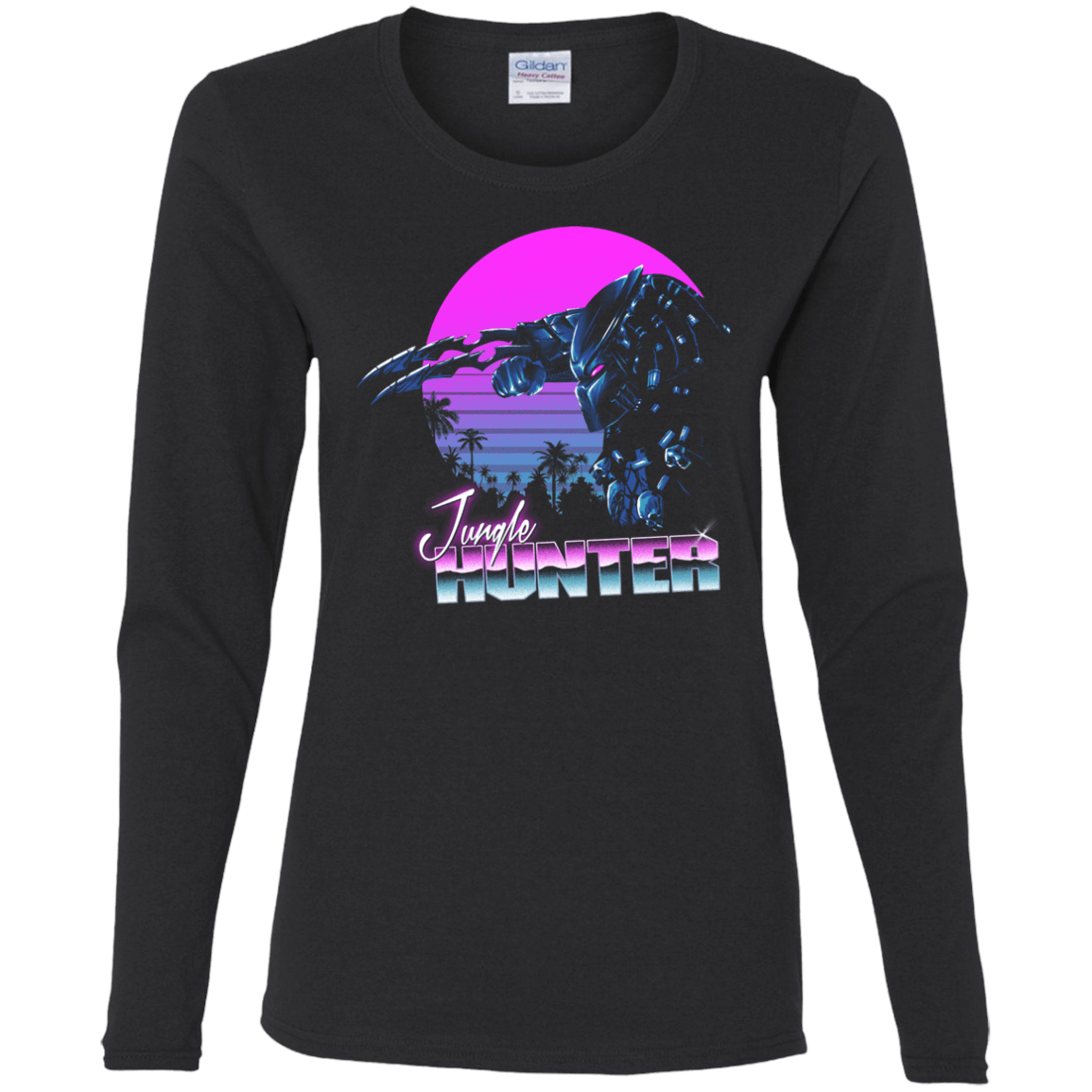 T-Shirts Black / S Jungle Hunter Women's Long Sleeve T-Shirt