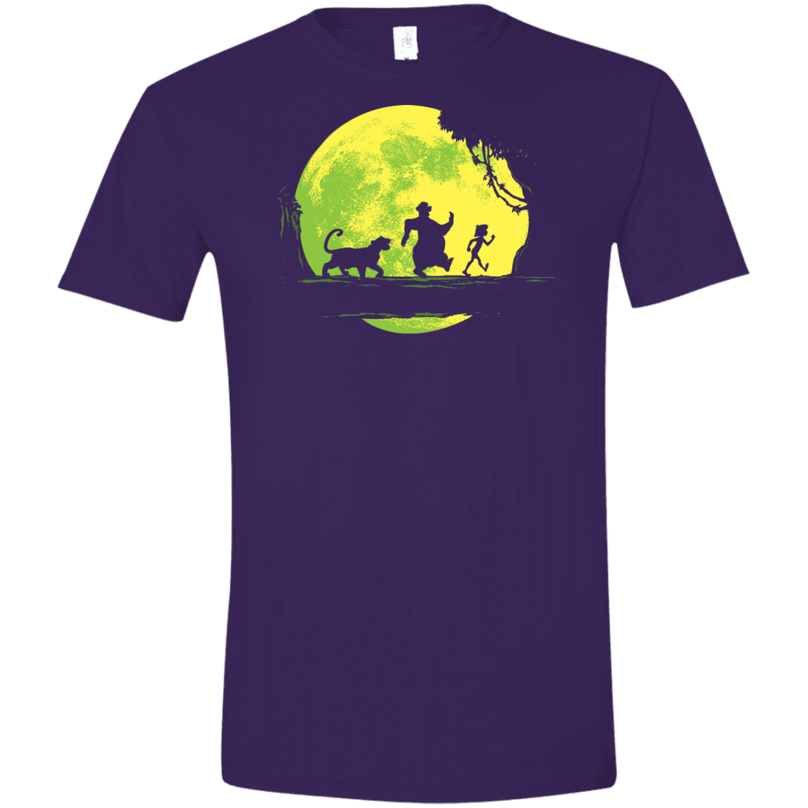 T-Shirts Purple / S Jungle Moonwalk Men's Semi-Fitted Softstyle
