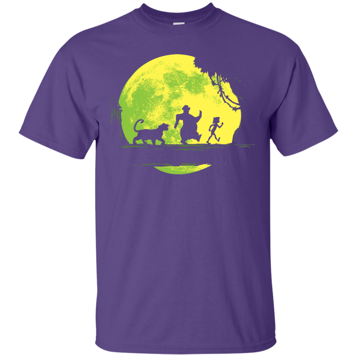 T-Shirts Purple / S Jungle Moonwalk T-Shirt