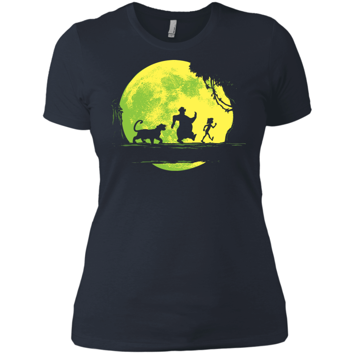 T-Shirts Indigo / X-Small Jungle Moonwalk Women's Premium T-Shirt