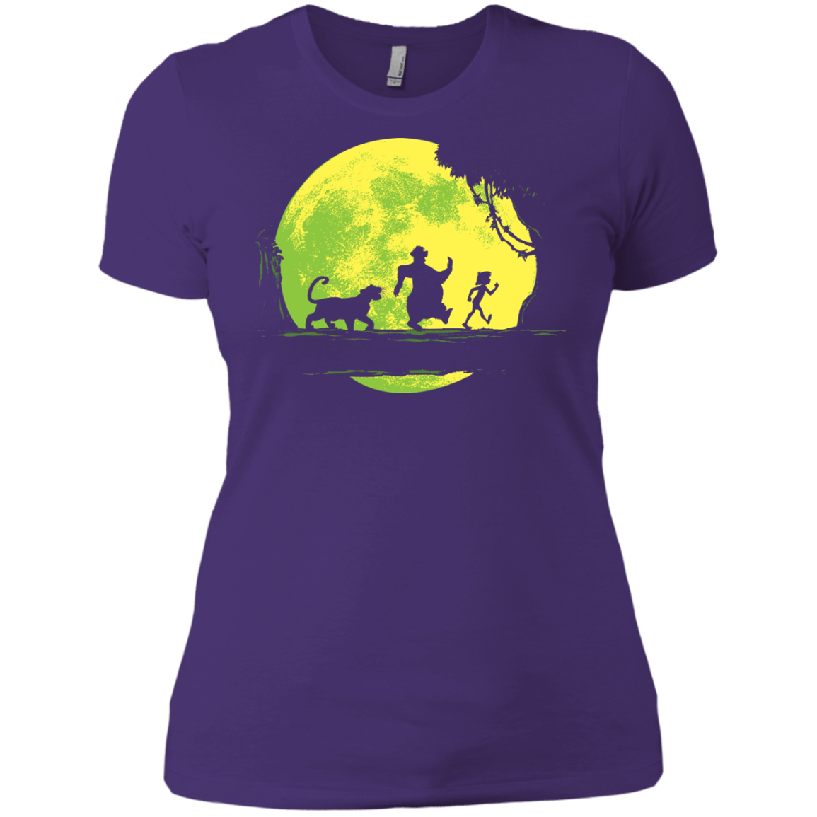 T-Shirts Purple Rush/ / X-Small Jungle Moonwalk Women's Premium T-Shirt