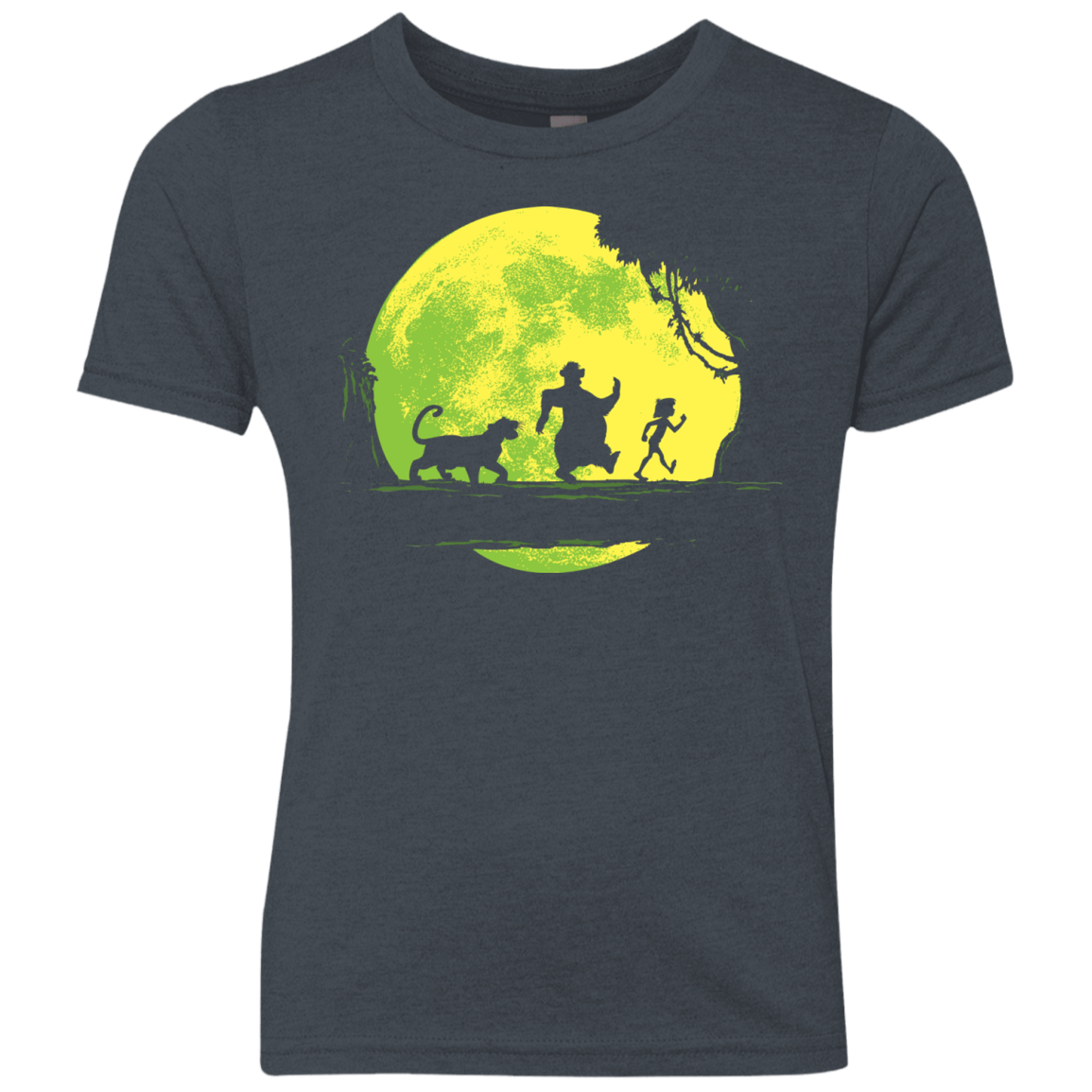 T-Shirts Vintage Navy / YXS Jungle Moonwalk Youth Triblend T-Shirt