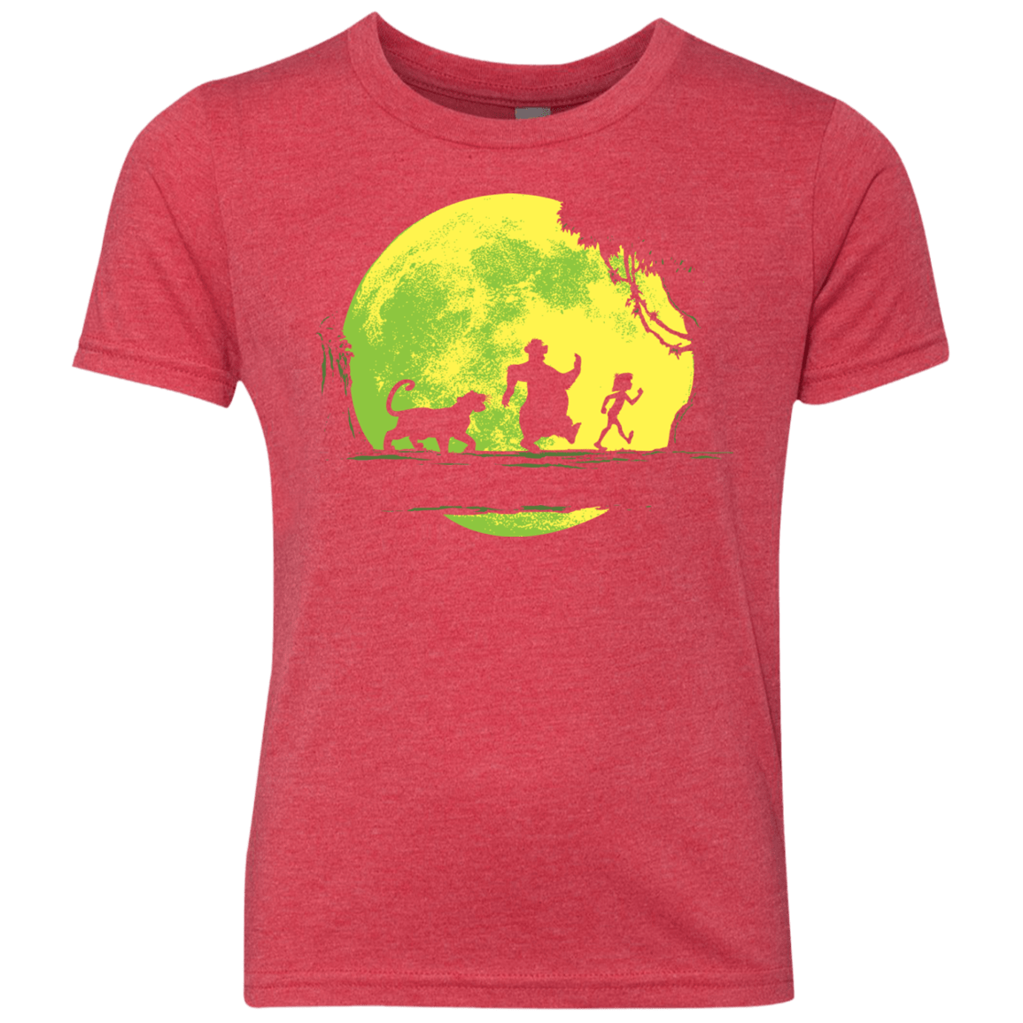 T-Shirts Vintage Red / YXS Jungle Moonwalk Youth Triblend T-Shirt