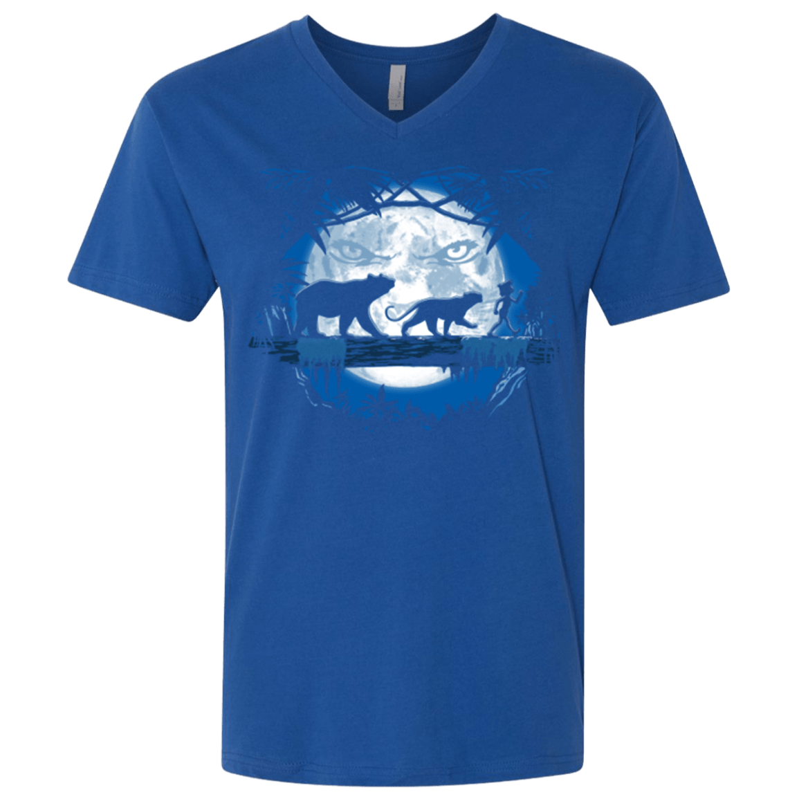 T-Shirts Royal / X-Small Jungle Pals Men's Premium V-Neck