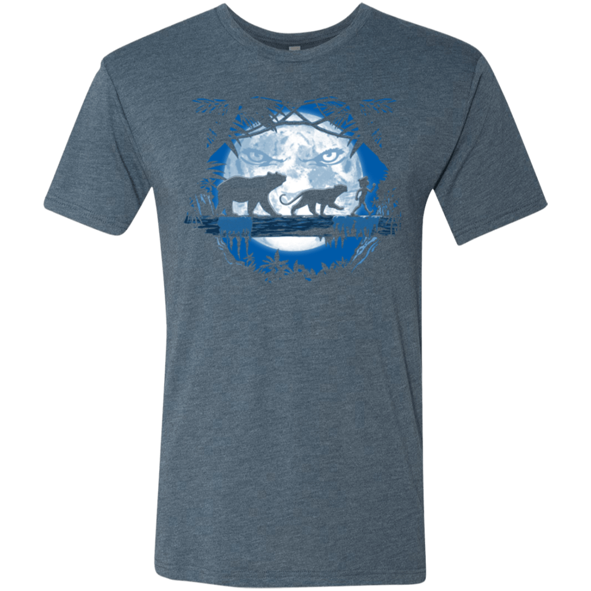 T-Shirts Indigo / Small Jungle Pals Men's Triblend T-Shirt