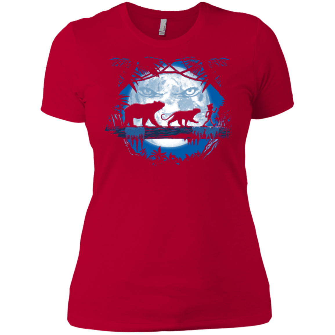 T-Shirts Red / X-Small Jungle Pals Women's Premium T-Shirt