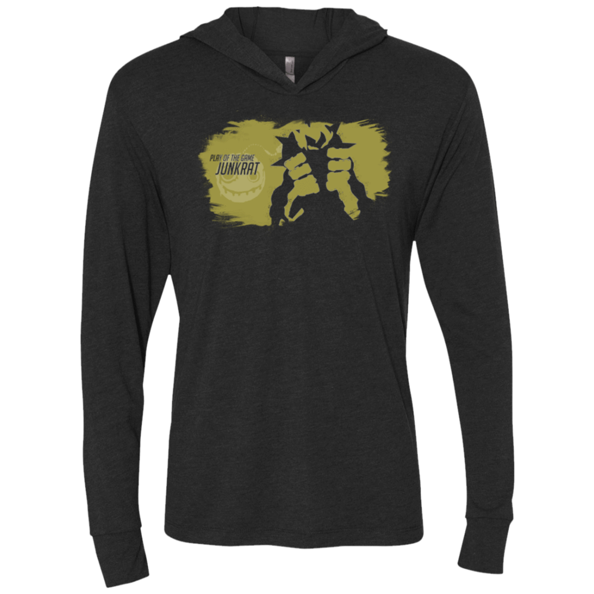 T-Shirts Vintage Black / X-Small Junkrat Base Triblend Long Sleeve Hoodie Tee