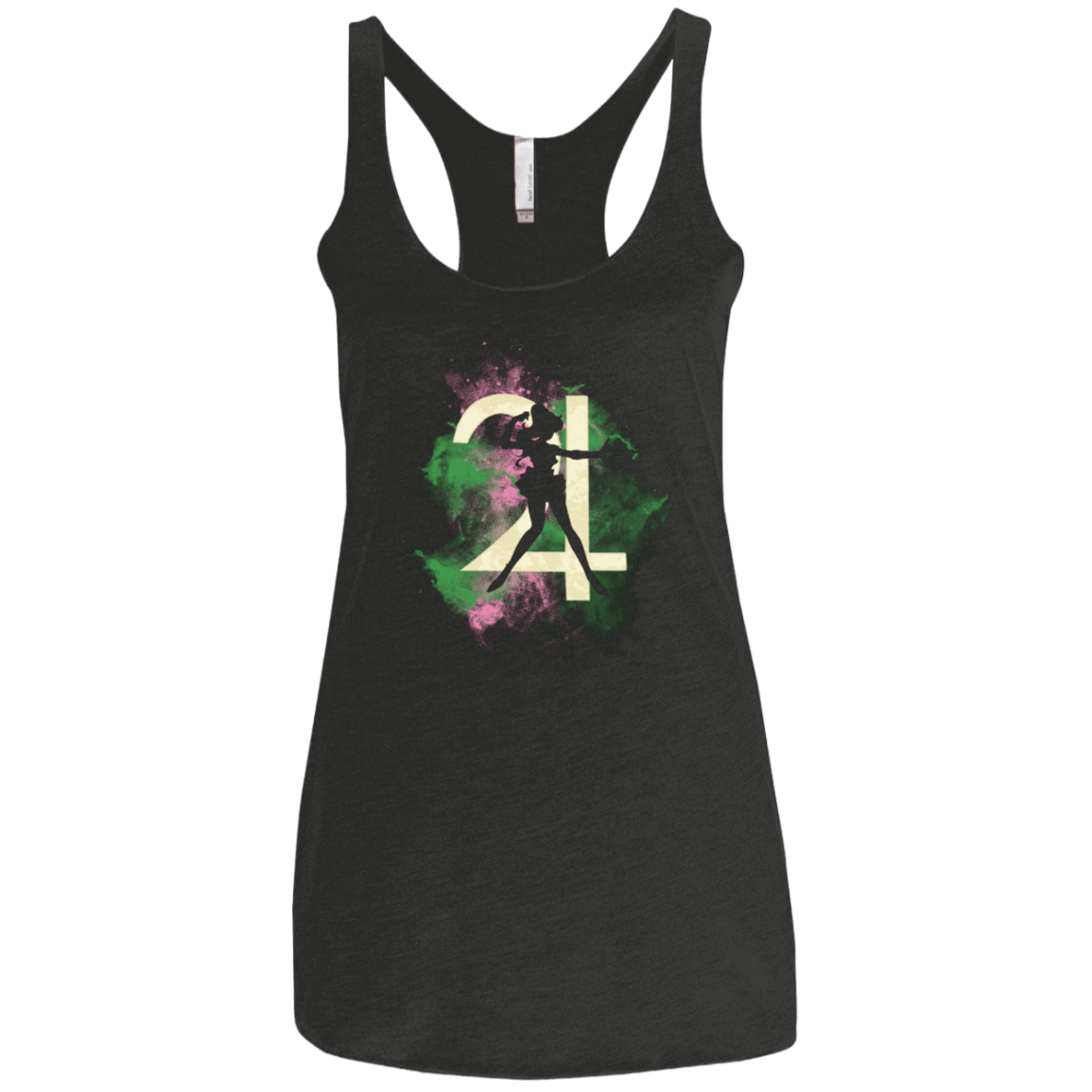 T-Shirts Vintage Black / X-Small Jupiter Space Women's Triblend Racerback Tank