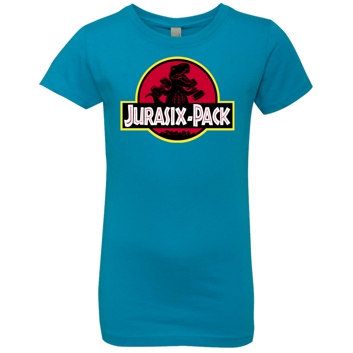 T-Shirts Turquoise / YXS Jurasix-Pack Girls Premium T-Shirt
