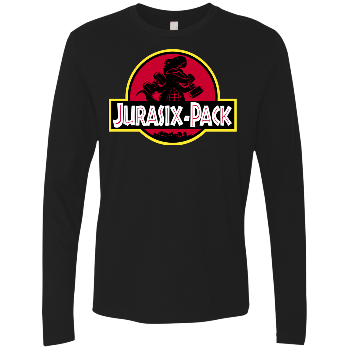 T-Shirts Black / S Jurasix-Pack Men's Premium Long Sleeve