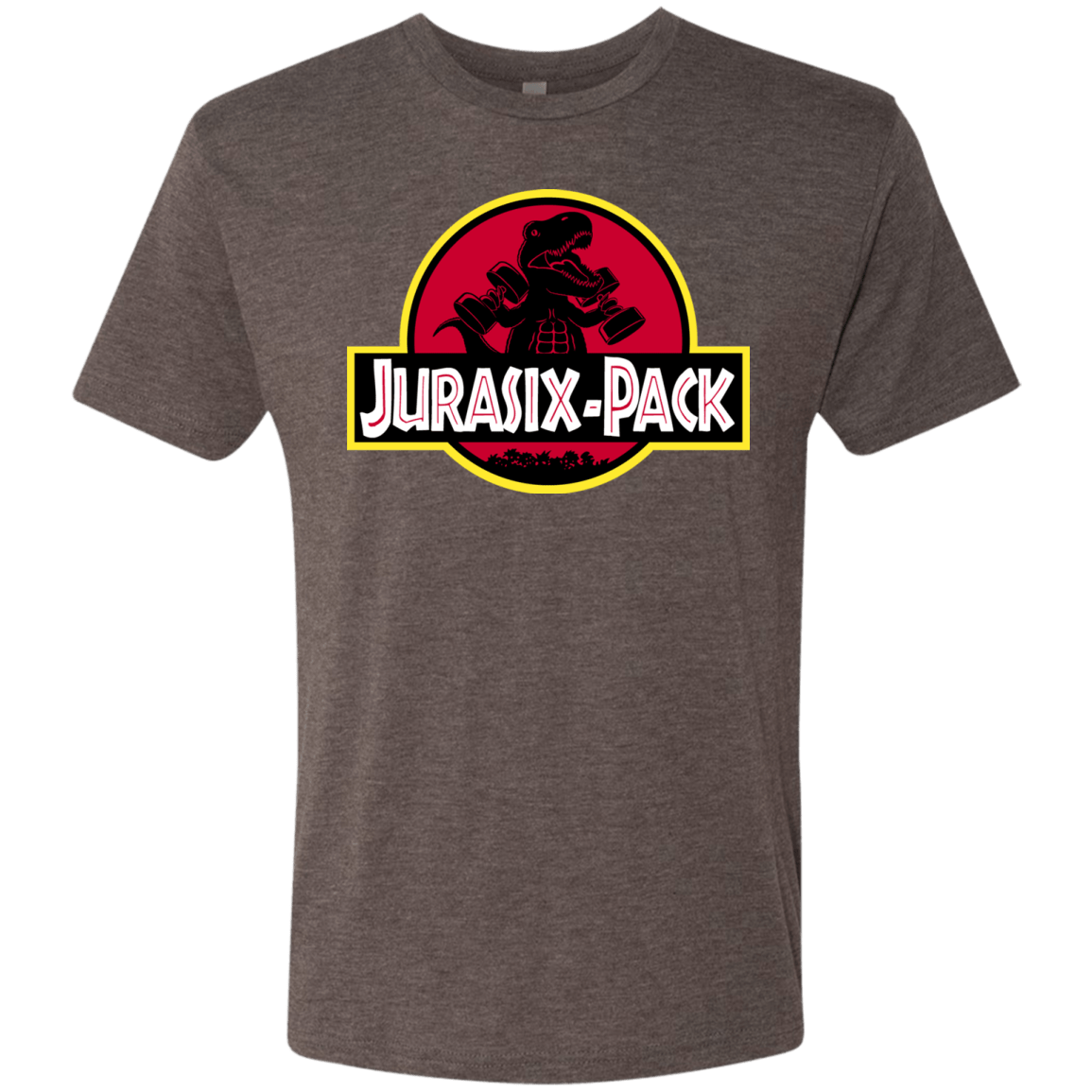 T-Shirts Macchiato / S Jurasix-Pack Men's Triblend T-Shirt