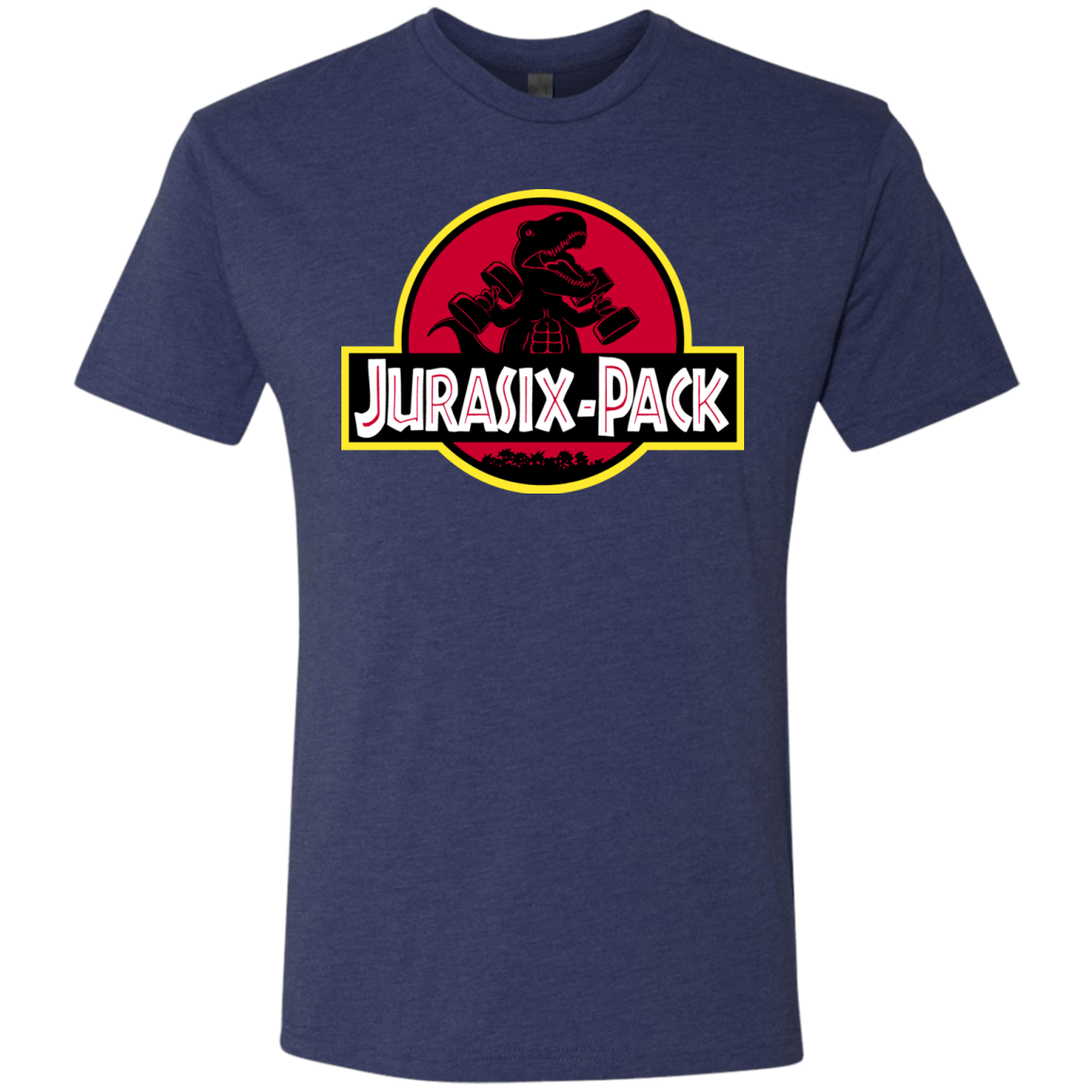 T-Shirts Vintage Navy / S Jurasix-Pack Men's Triblend T-Shirt