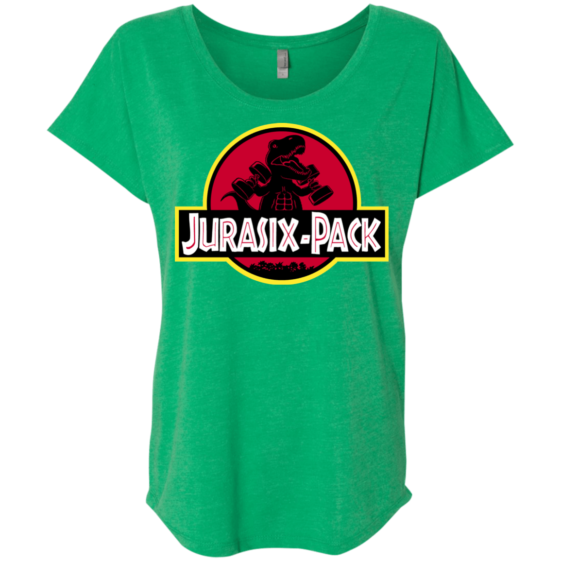 T-Shirts Envy / X-Small Jurasix-Pack Triblend Dolman Sleeve