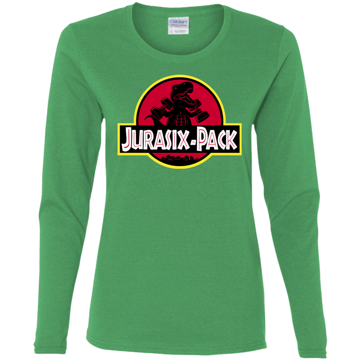 T-Shirts Irish Green / S Jurasix-Pack Women's Long Sleeve T-Shirt