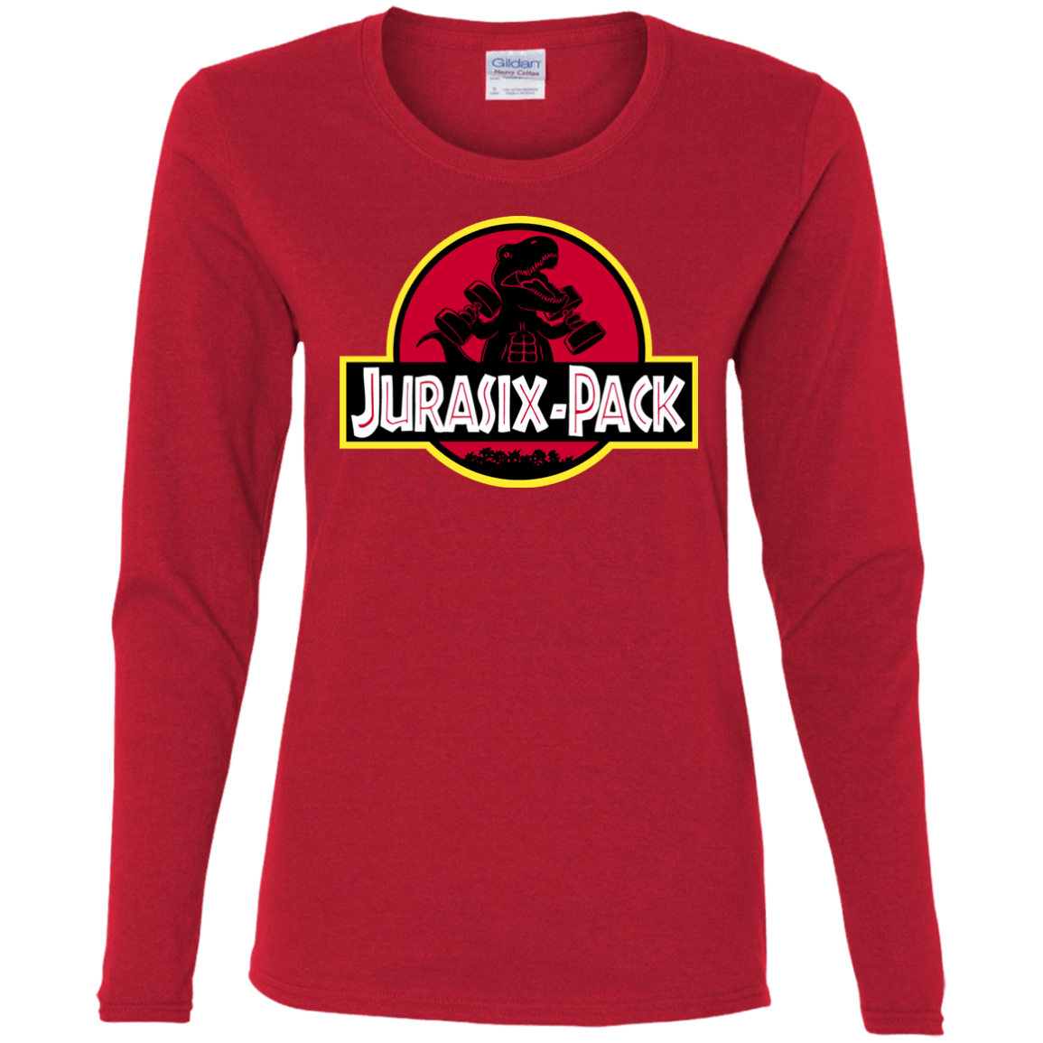 T-Shirts Red / S Jurasix-Pack Women's Long Sleeve T-Shirt
