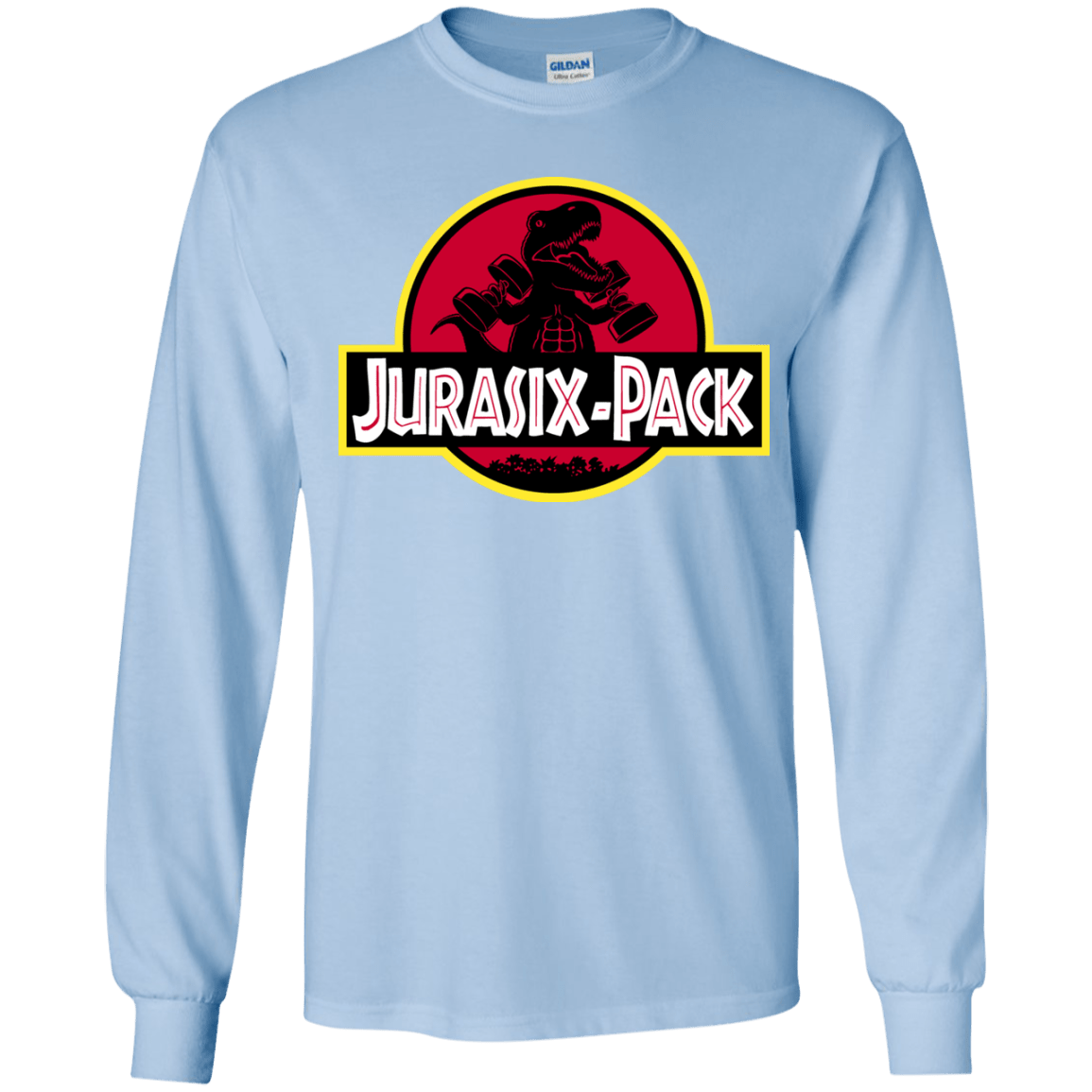 T-Shirts Light Blue / YS Jurasix-Pack Youth Long Sleeve T-Shirt