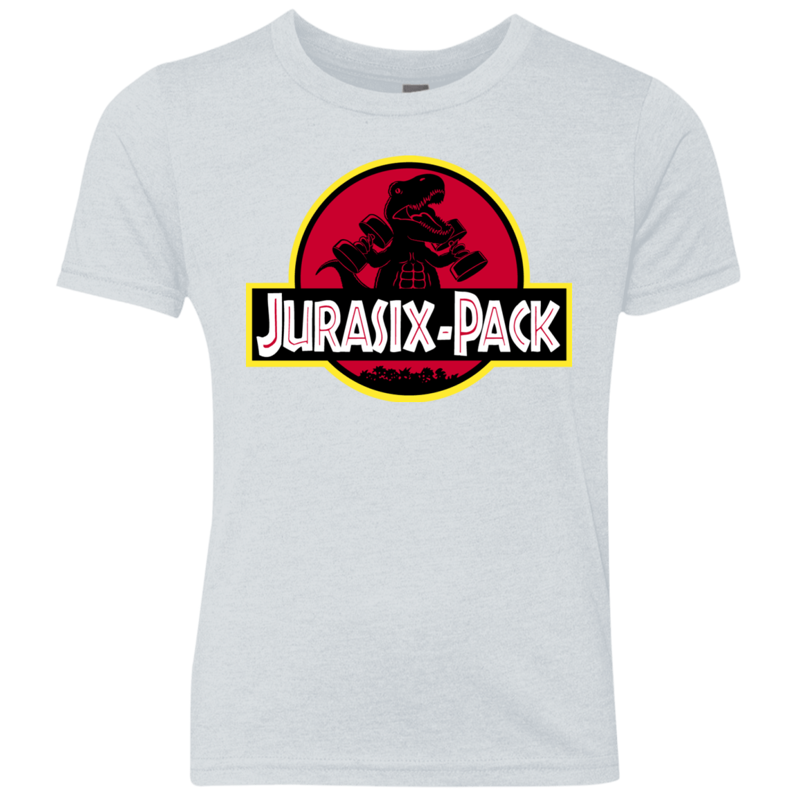 T-Shirts Heather White / YXS Jurasix-Pack Youth Triblend T-Shirt