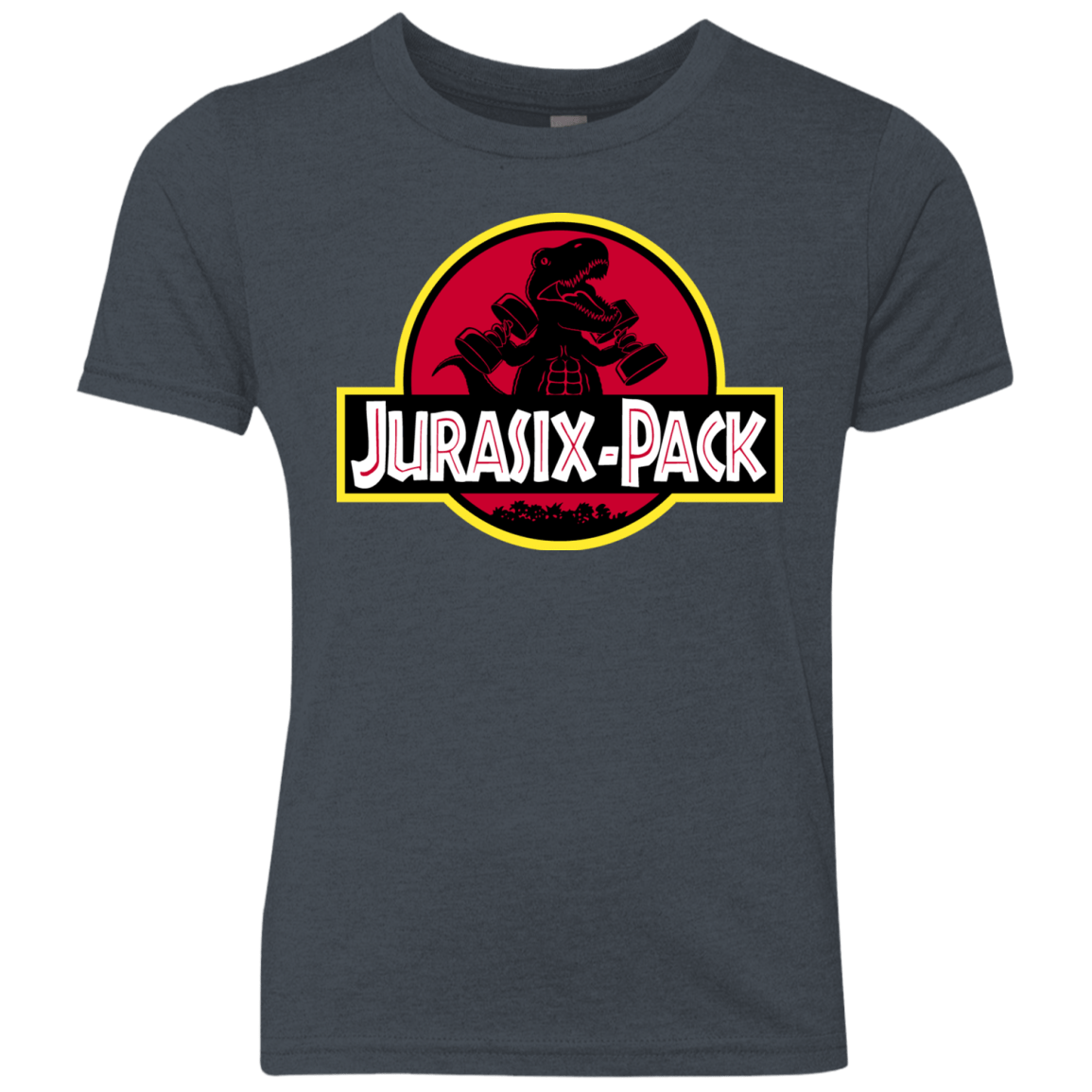 T-Shirts Vintage Navy / YXS Jurasix-Pack Youth Triblend T-Shirt