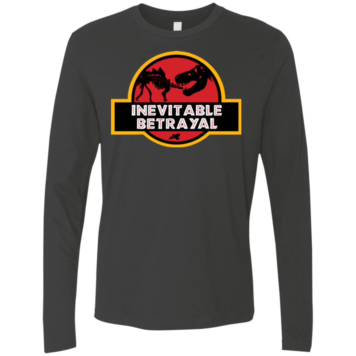 T-Shirts Heavy Metal / Small JURASSIC BETRAYAL Men's Premium Long Sleeve