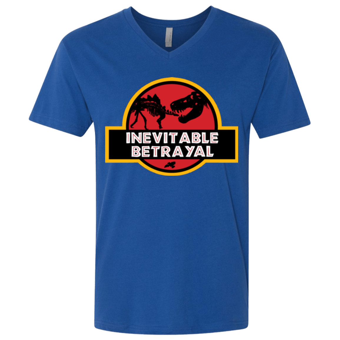 T-Shirts Royal / X-Small JURASSIC BETRAYAL Men's Premium V-Neck
