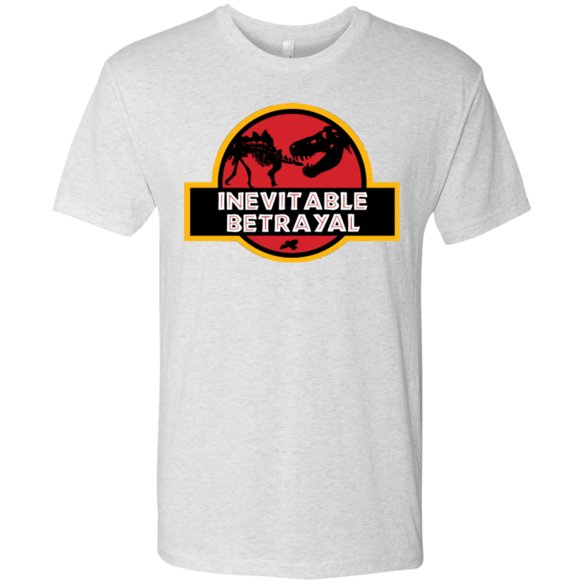 T-Shirts Heather White / Small JURASSIC BETRAYAL Men's Triblend T-Shirt