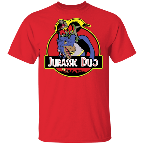 T-Shirts Red / S Jurassic Duo T-Shirt