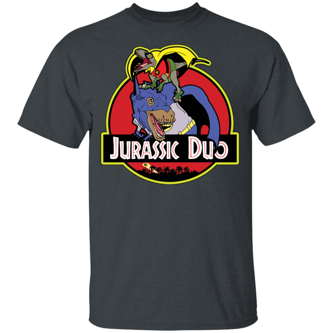 T-Shirts Dark Heather / YXS Jurassic Duo Youth T-Shirt