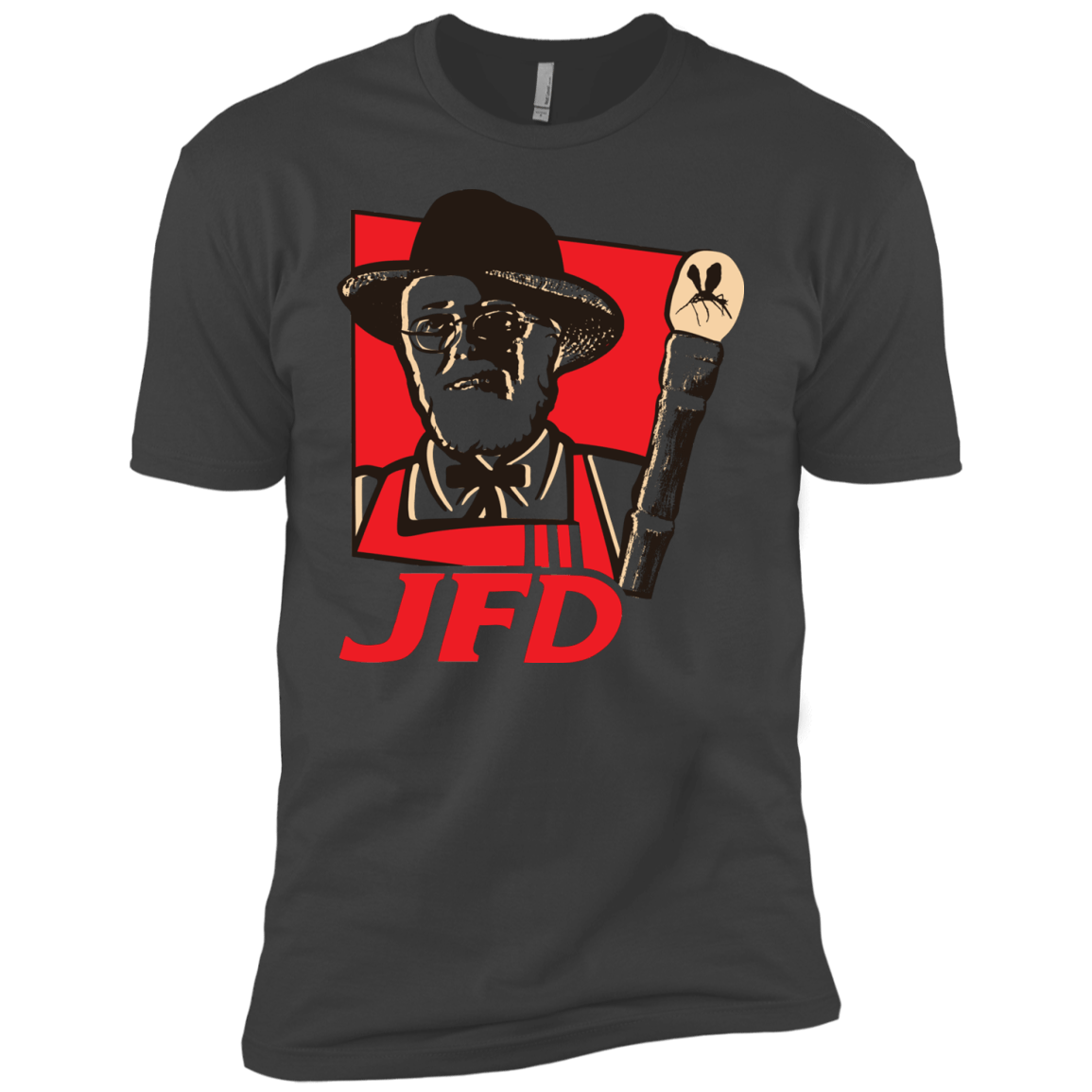 T-Shirts Heavy Metal / YXS Jurassic Fried Dinosaur Boys Premium T-Shirt