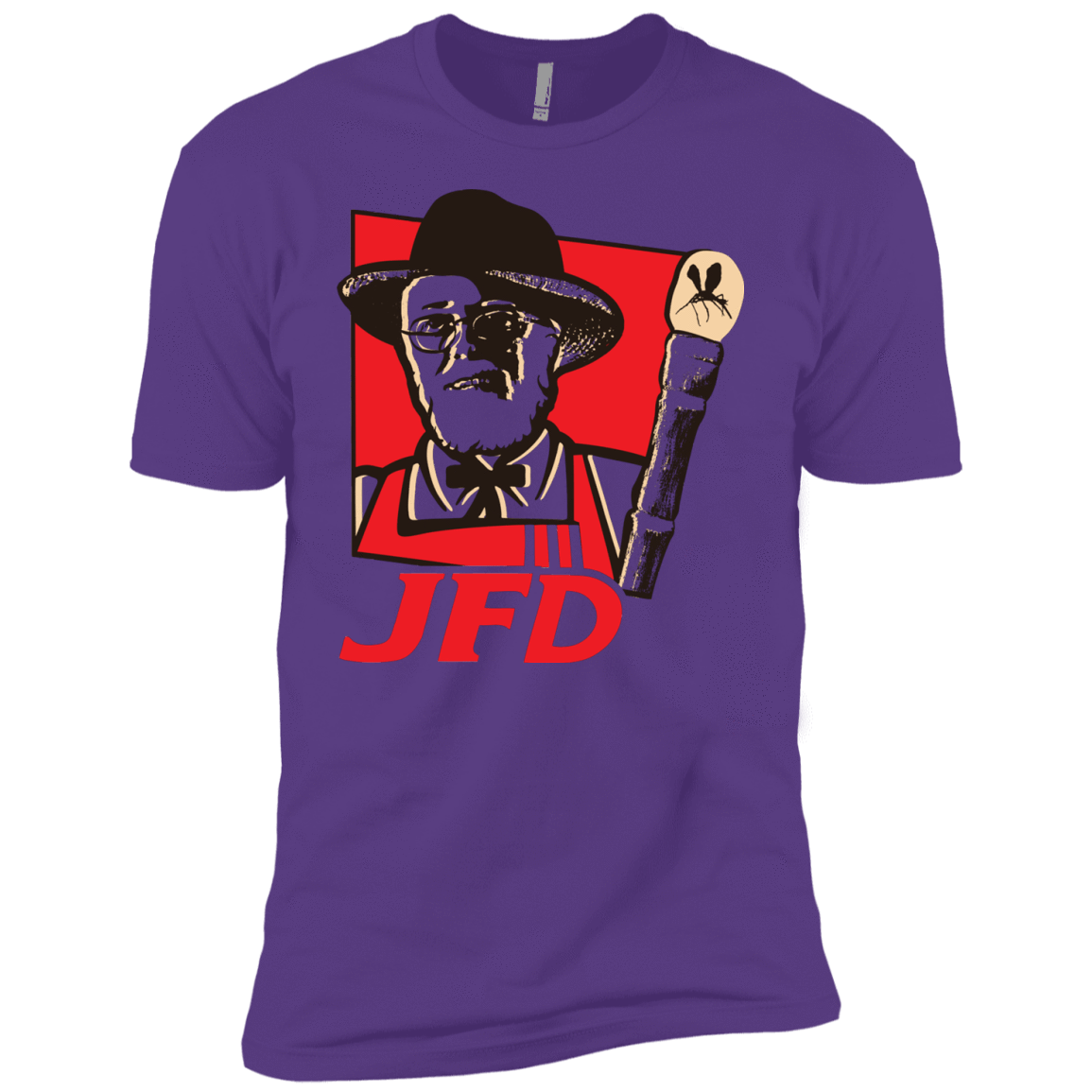 T-Shirts Purple Rush / YXS Jurassic Fried Dinosaur Boys Premium T-Shirt