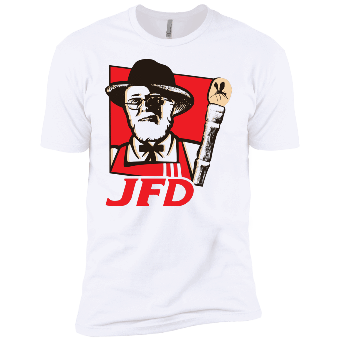 T-Shirts White / YXS Jurassic Fried Dinosaur Boys Premium T-Shirt