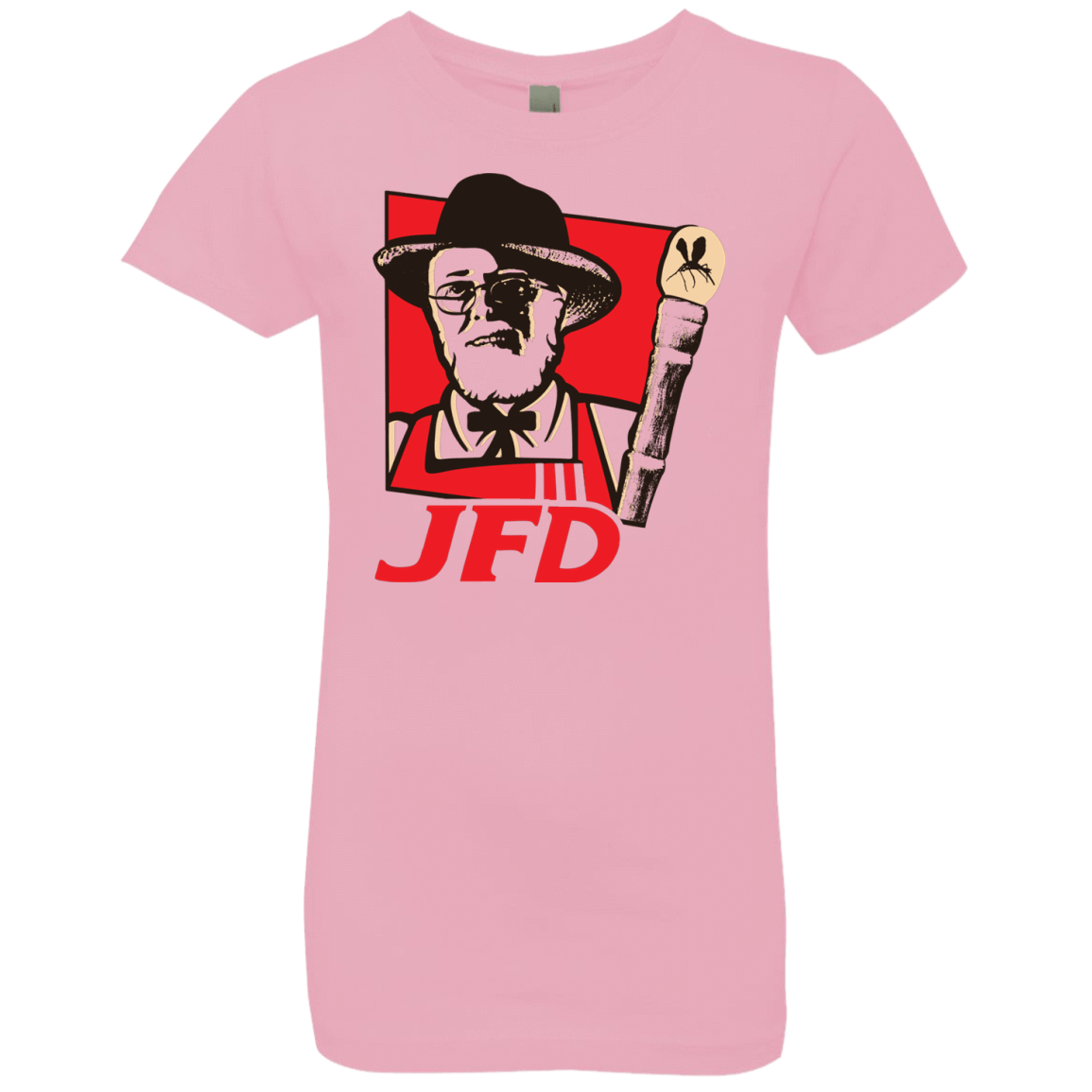 T-Shirts Light Pink / YXS Jurassic Fried Dinosaur Girls Premium T-Shirt