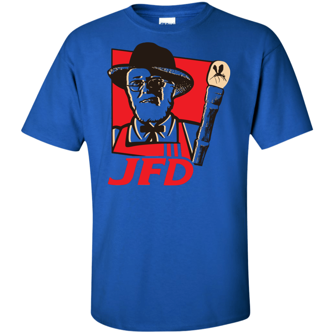 T-Shirts Royal / XLT Jurassic Fried Dinosaur Tall T-Shirt
