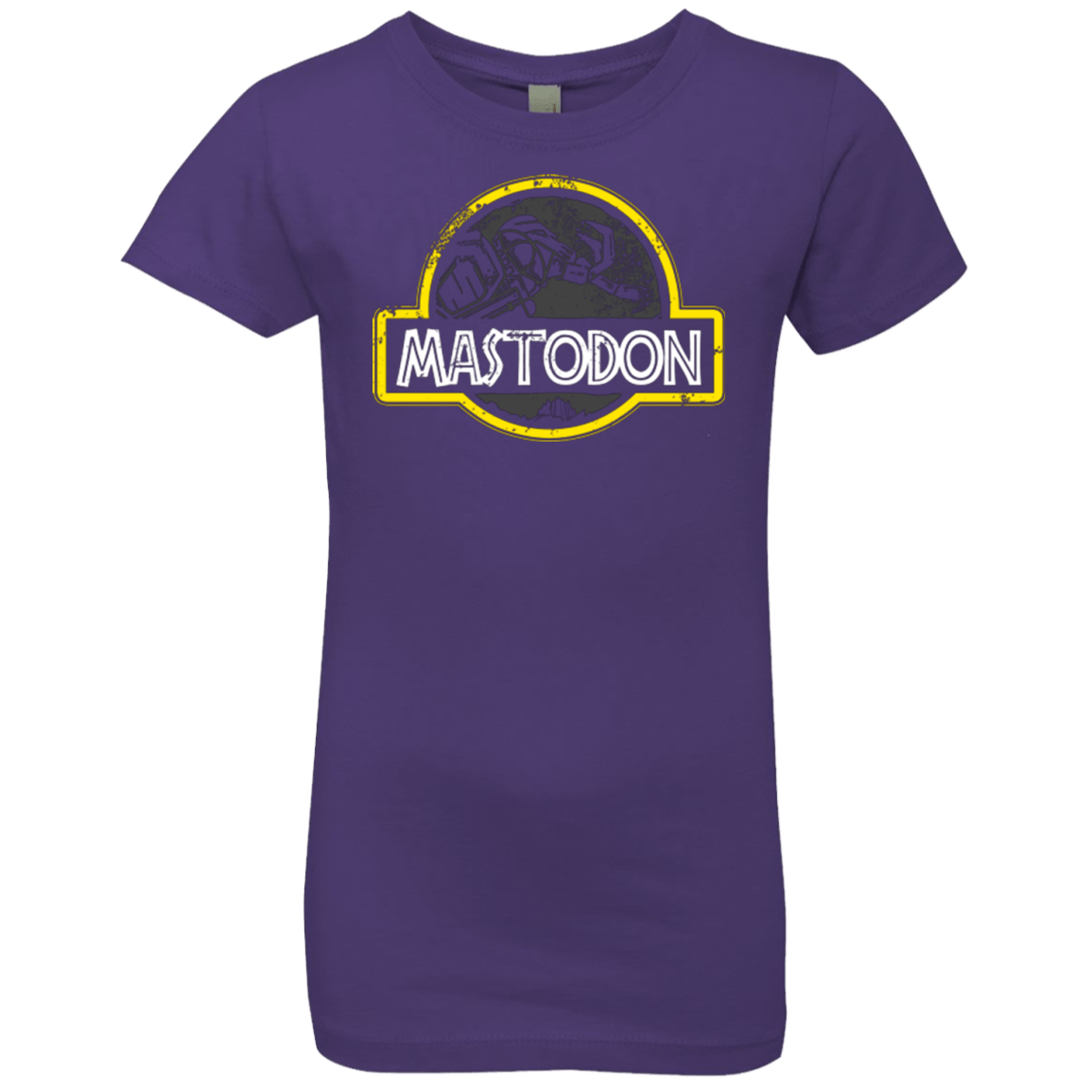 T-Shirts Purple Rush / YXS Jurassic Power Black Girls Premium T-Shirt