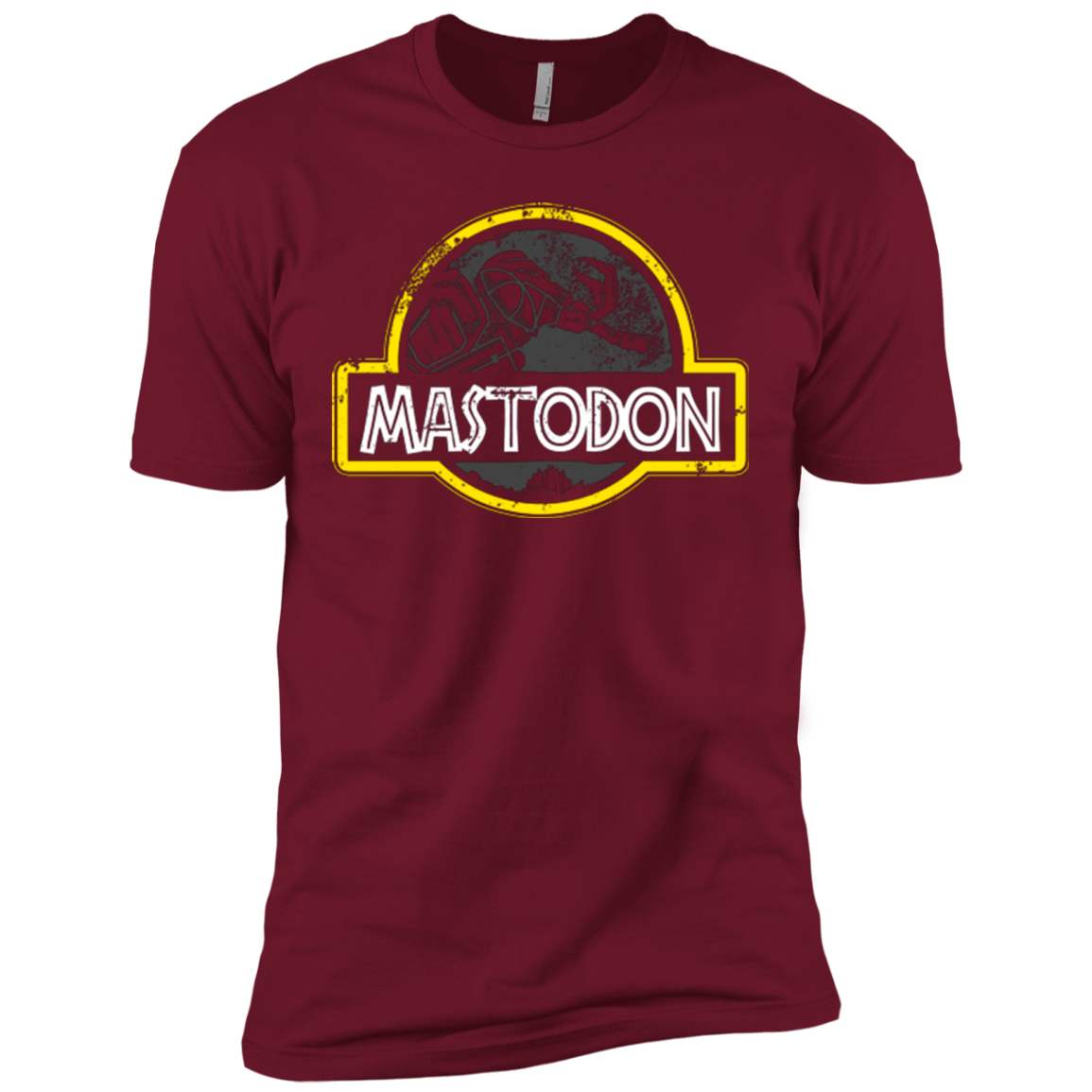 T-Shirts Cardinal / X-Small Jurassic Power Black Men's Premium T-Shirt