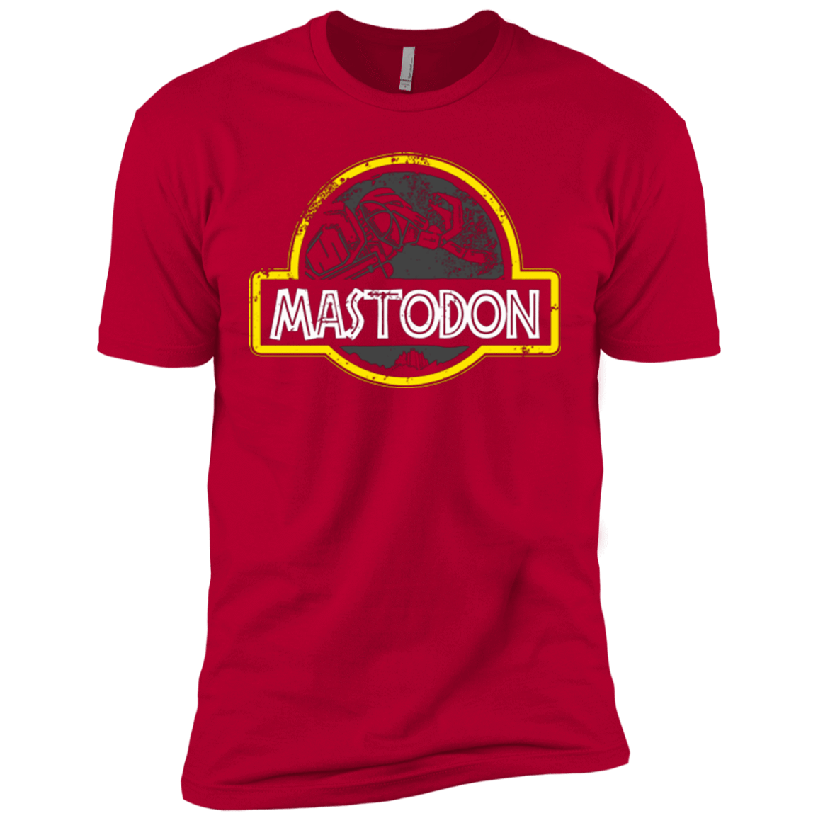 T-Shirts Red / X-Small Jurassic Power Black Men's Premium T-Shirt