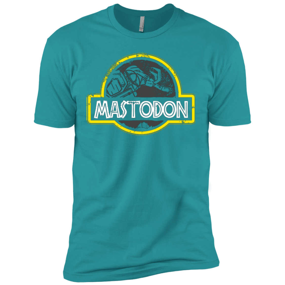 T-Shirts Tahiti Blue / X-Small Jurassic Power Black Men's Premium T-Shirt