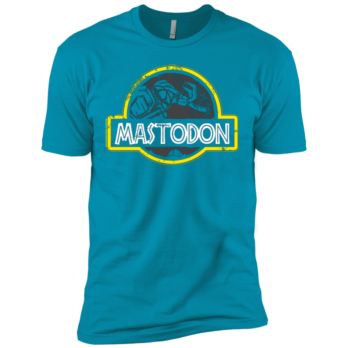 T-Shirts Turquoise / X-Small Jurassic Power Black Men's Premium T-Shirt