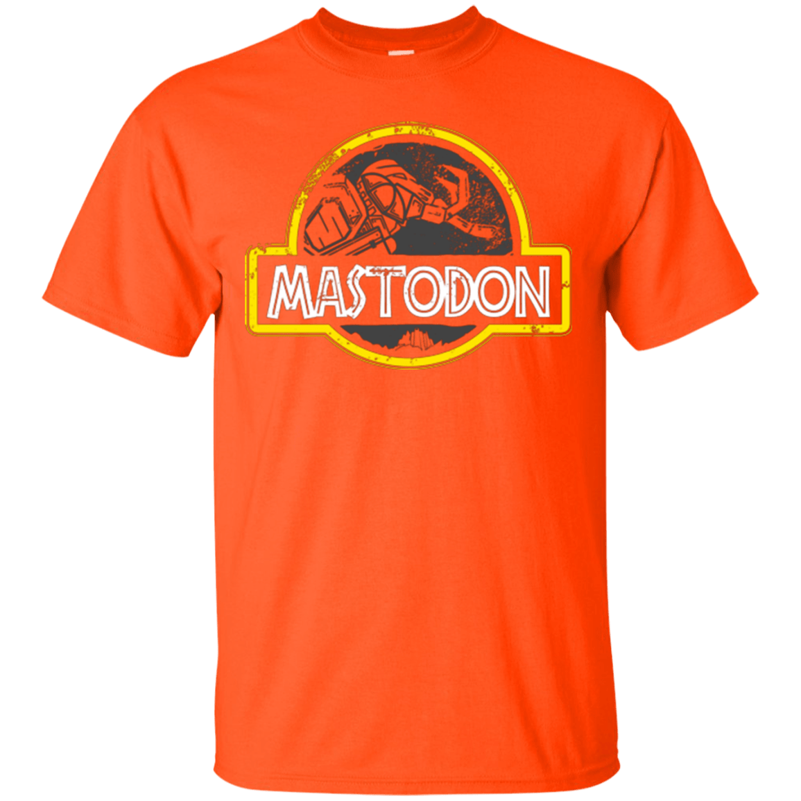 T-Shirts Orange / Small Jurassic Power Black T-Shirt