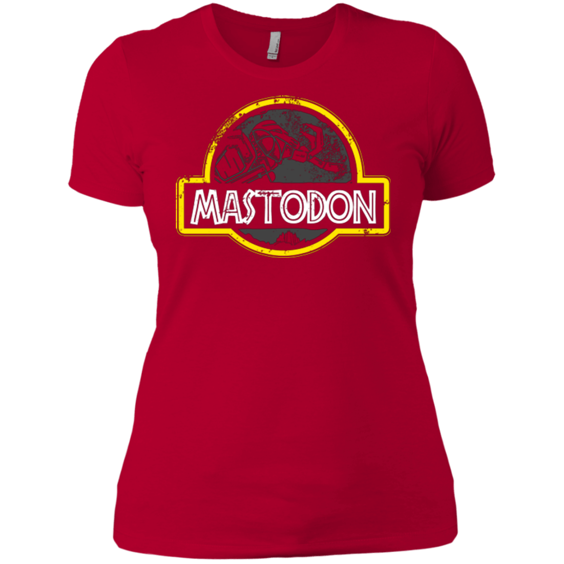 T-Shirts Red / X-Small Jurassic Power Black Women's Premium T-Shirt