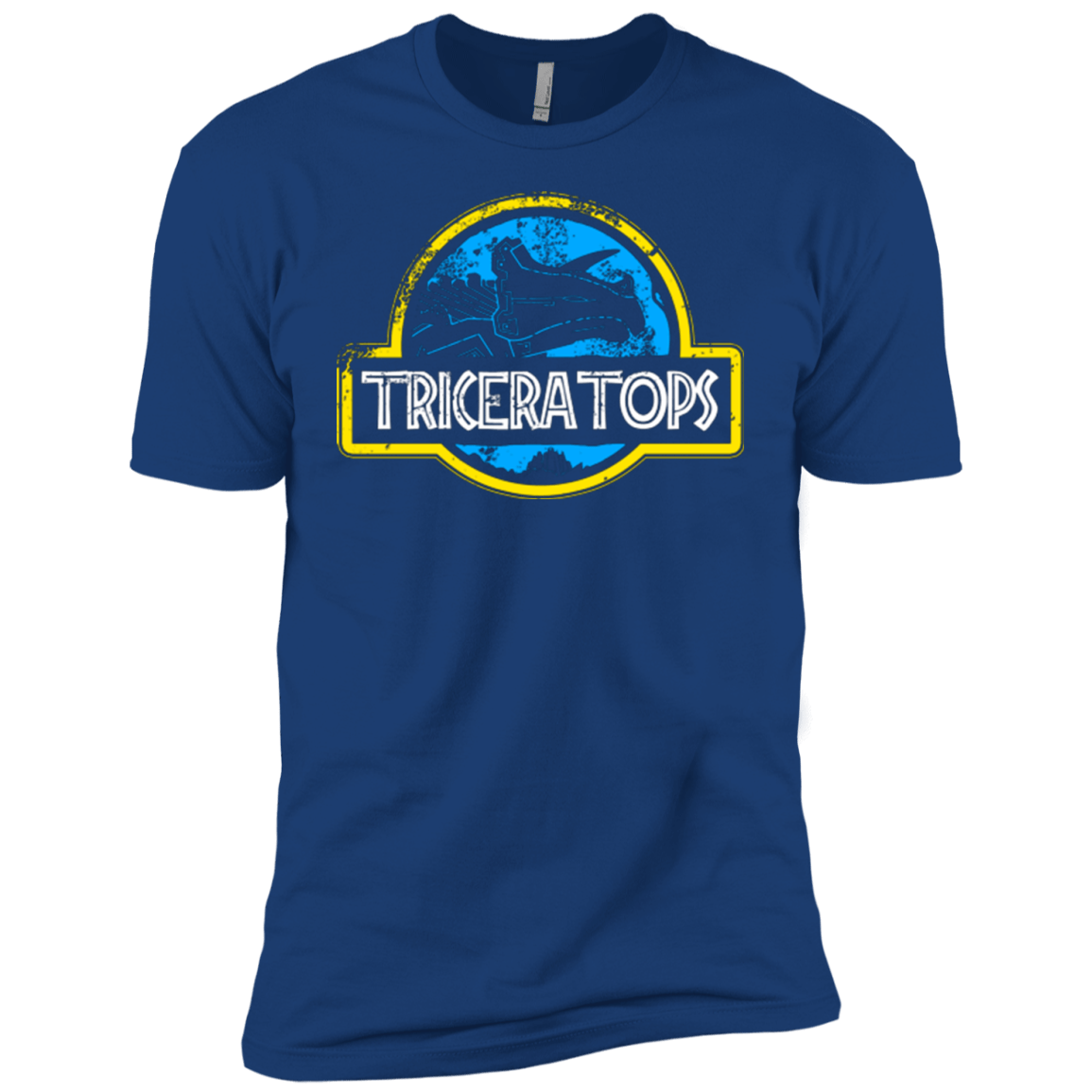 T-Shirts Royal / YXS Jurassic Power Blue Boys Premium T-Shirt