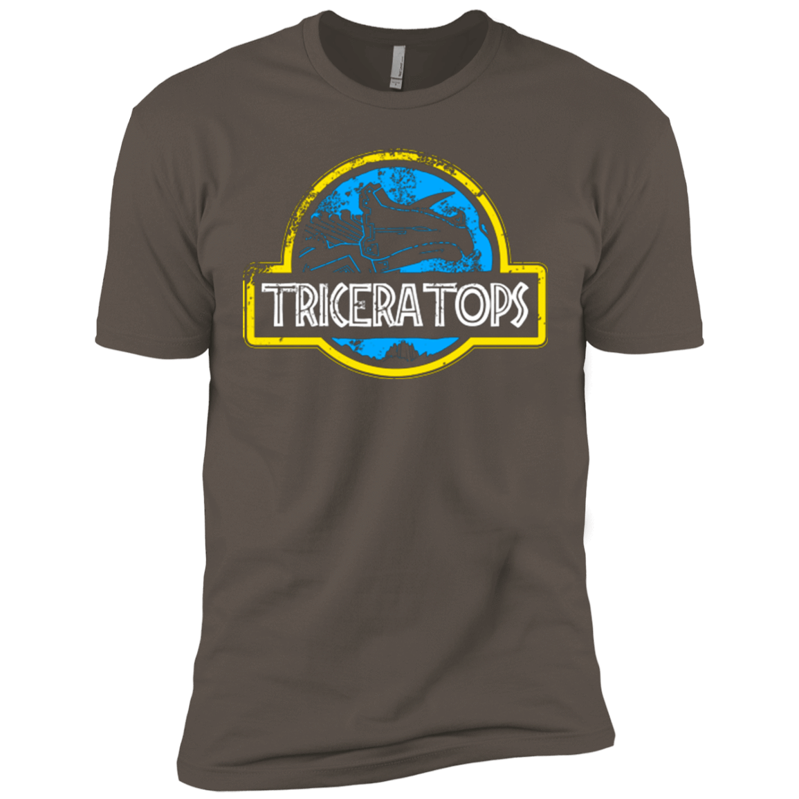 T-Shirts Warm Grey / X-Small Jurassic Power Blue Men's Premium T-Shirt