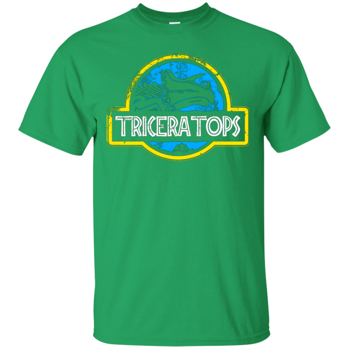 T-Shirts Irish Green / Small Jurassic Power Blue T-Shirt