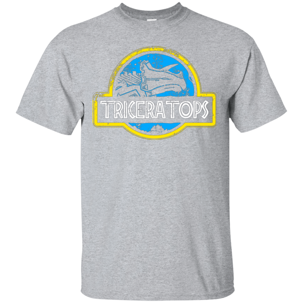 T-Shirts Sport Grey / Small Jurassic Power Blue T-Shirt