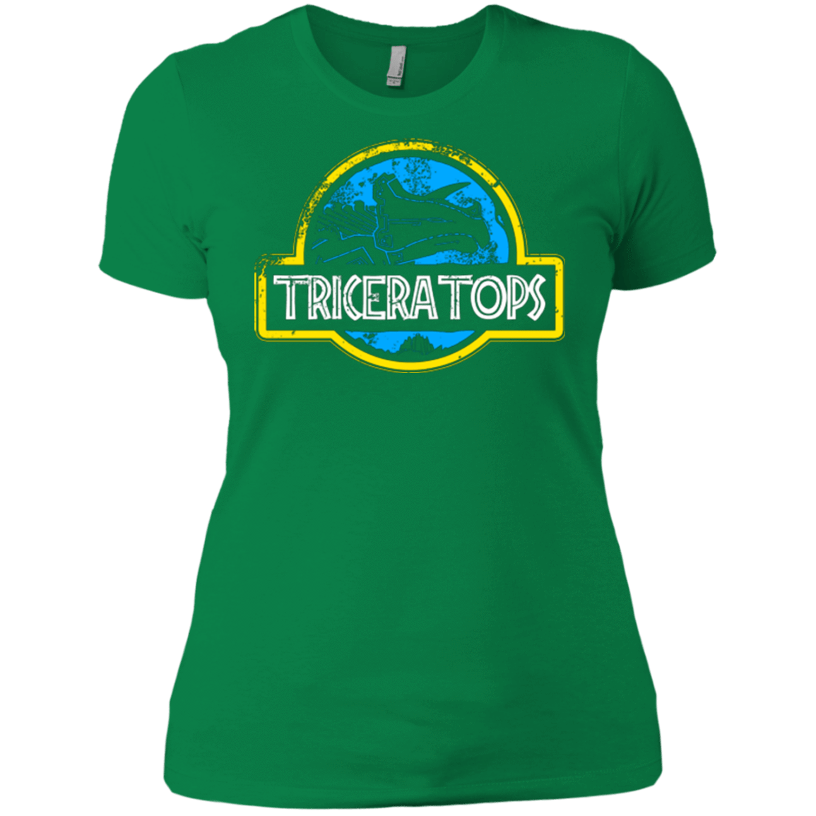 T-Shirts Kelly Green / X-Small Jurassic Power Blue Women's Premium T-Shirt