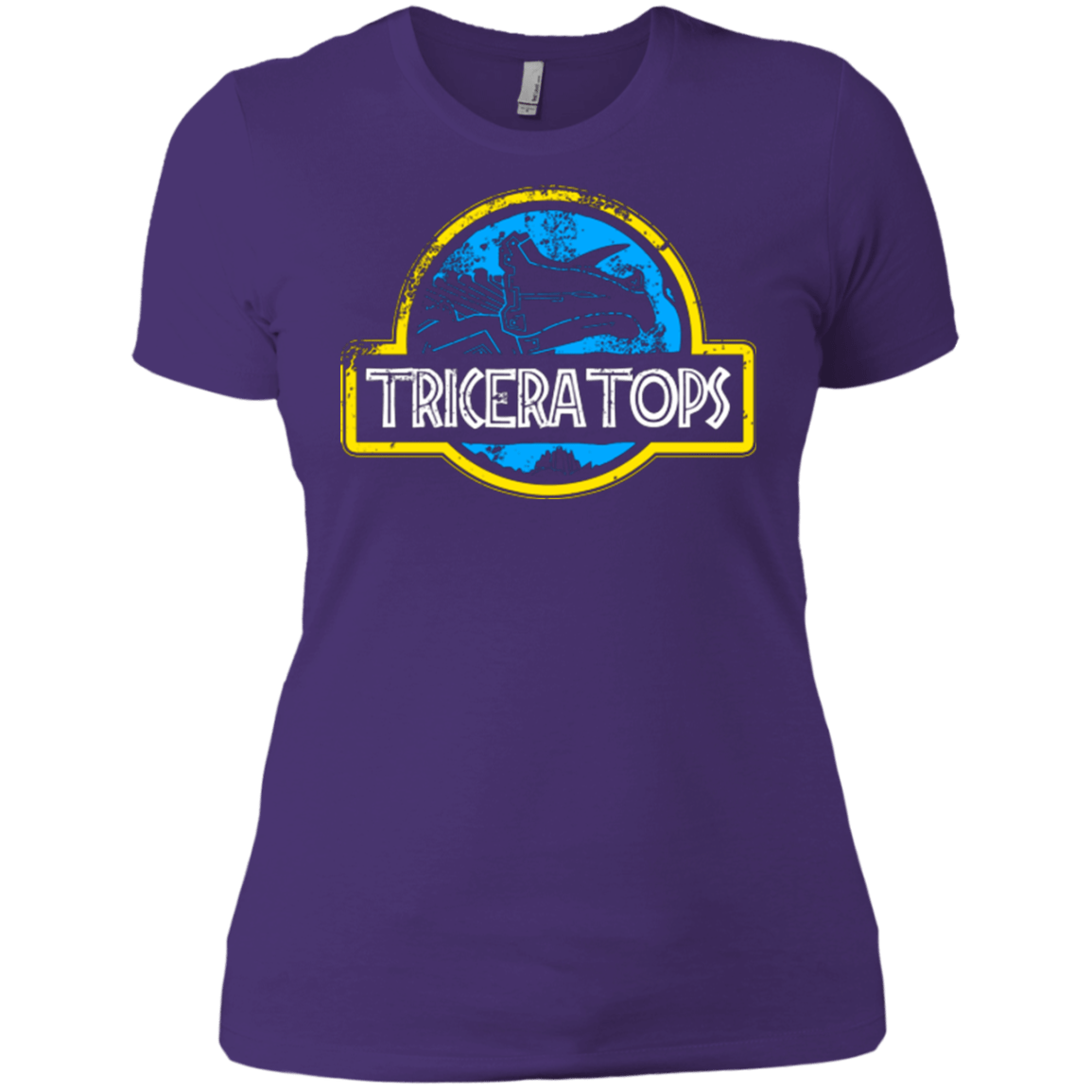 T-Shirts Purple / X-Small Jurassic Power Blue Women's Premium T-Shirt
