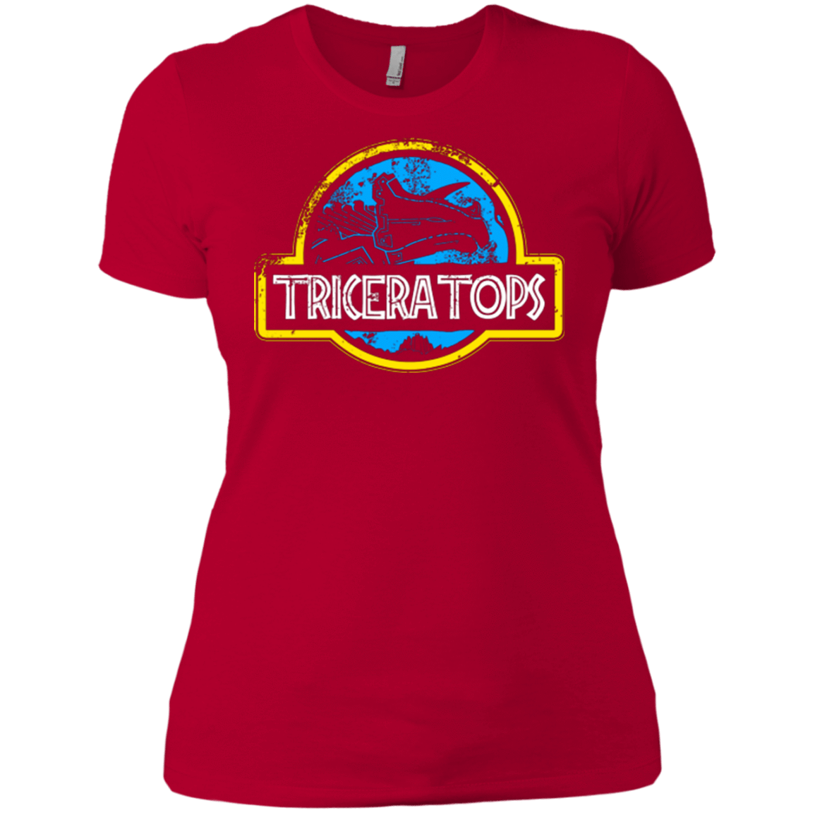 T-Shirts Red / X-Small Jurassic Power Blue Women's Premium T-Shirt